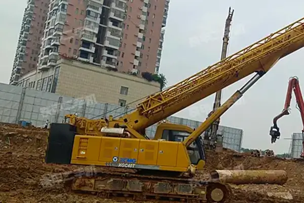 XCMG XGC55T telescopic boom crane