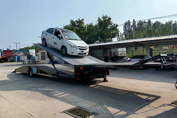 2 Axle 7 PCS Car Carrier Trailer for Cars