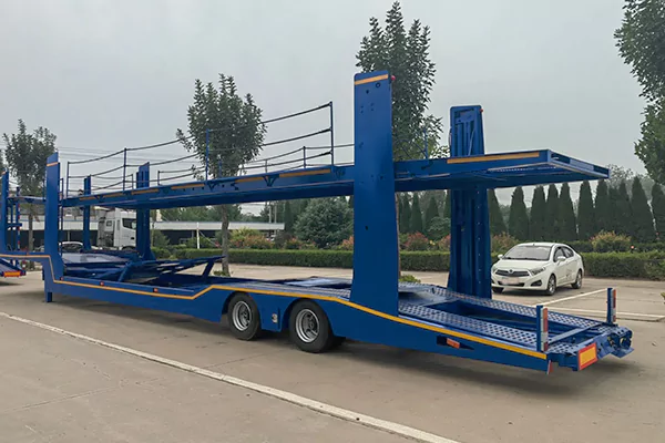 New Double Deck Car Carrier Car Transport Lowbed Semi Trailer