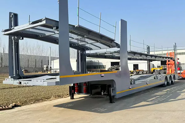 2024 3axl Double Floor Steel Chassis Auto Vehicle Transporter